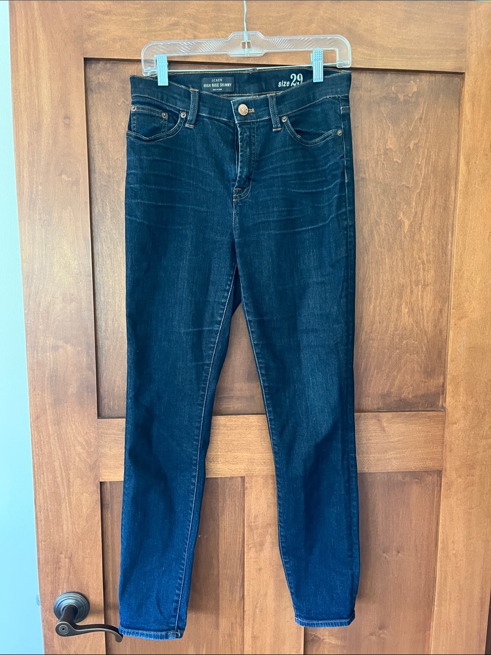 J. Crew Dark Indigo Skinny Jeans